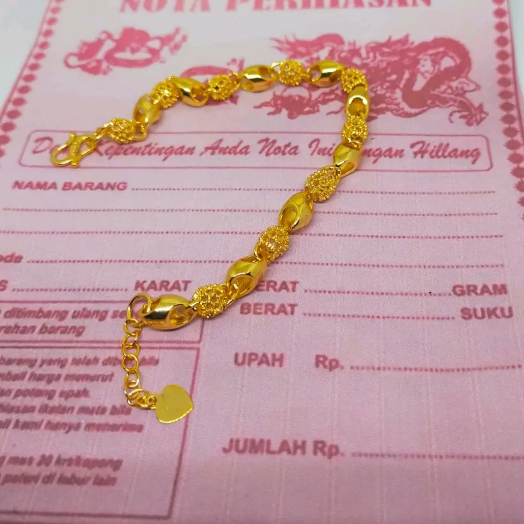 viral gelang tangan wanita Jepang anti luntur Bracelets