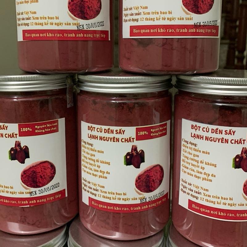 Bột củ dền nguyên chất hộp 250g 0