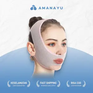alat pengencang wajah V-Shaped Thin Face Lift Massager Tool Anti Face Slimming/alat mengencangkan wajah/Pengangkat Perban Bentuk Pelangsing Wajah Wanita Masker Dagu Ganda