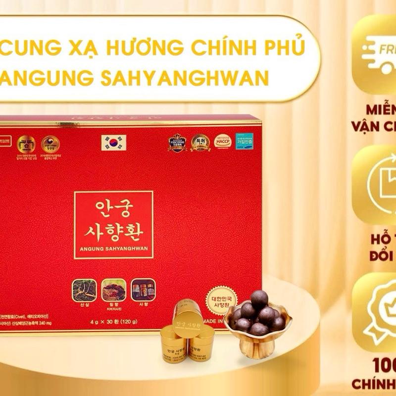   Chính Hãng  An Cung Xạ Hương Chính Phủ Hàn Quốc  Hộp 30 viên  