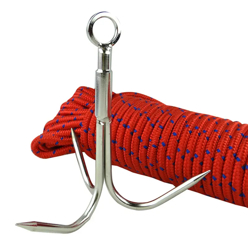 Móc khóa hàm bằng thép không gỉ, móc leo núi đa năng, móc chiến đấu, để đi bộ đường dài, cắm trại và câu cá ngoài trời, sử dụng đi bộ đường dài 1