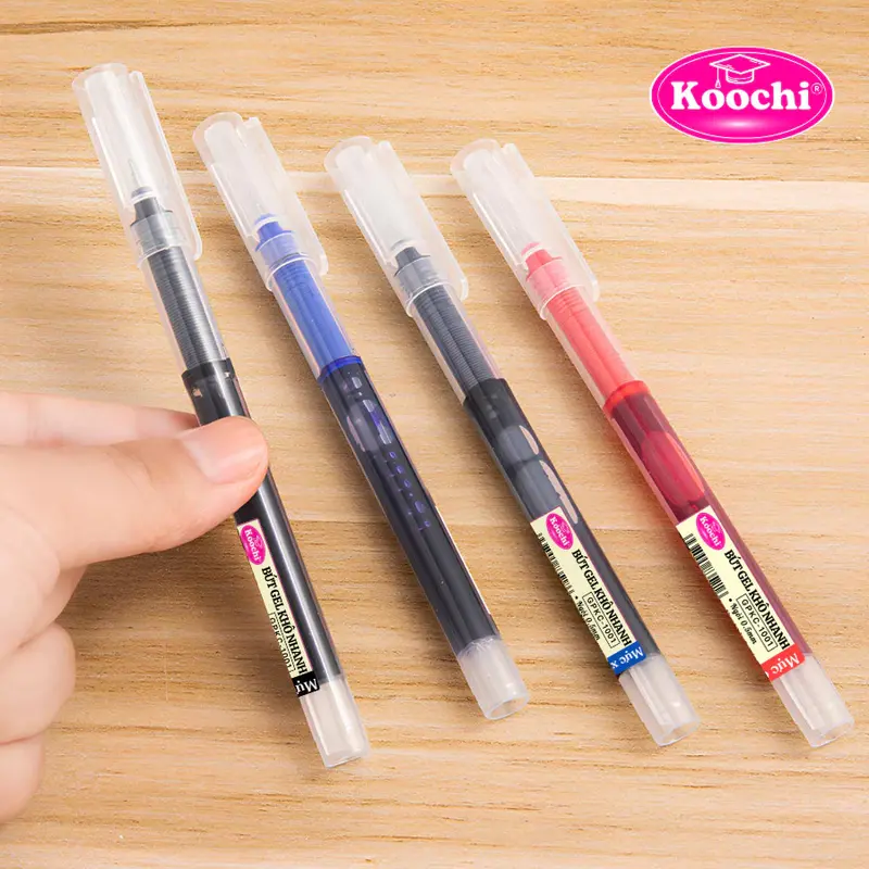 Bút gel học sinh khô nhanh không lem tăng gấp 4 lần mực - Chất lượng tuyệt vời 2