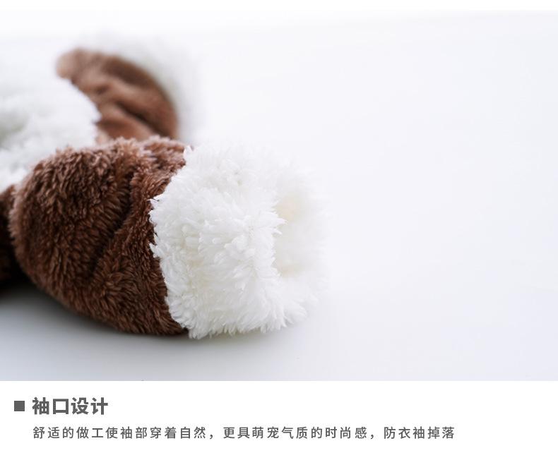Product Introduction of LINPET-Pet Dog Clothes Autumn and Winter Thickened Warm Teddy Corgi Jarre Aero Bull Puppy Cat Winter Pet Costume Wholesale 18