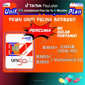 Unifi Postpaid RM39 + RM1 = 230GB! | Pelan Tanpa Had untuk Pengguna Unifi Broadband