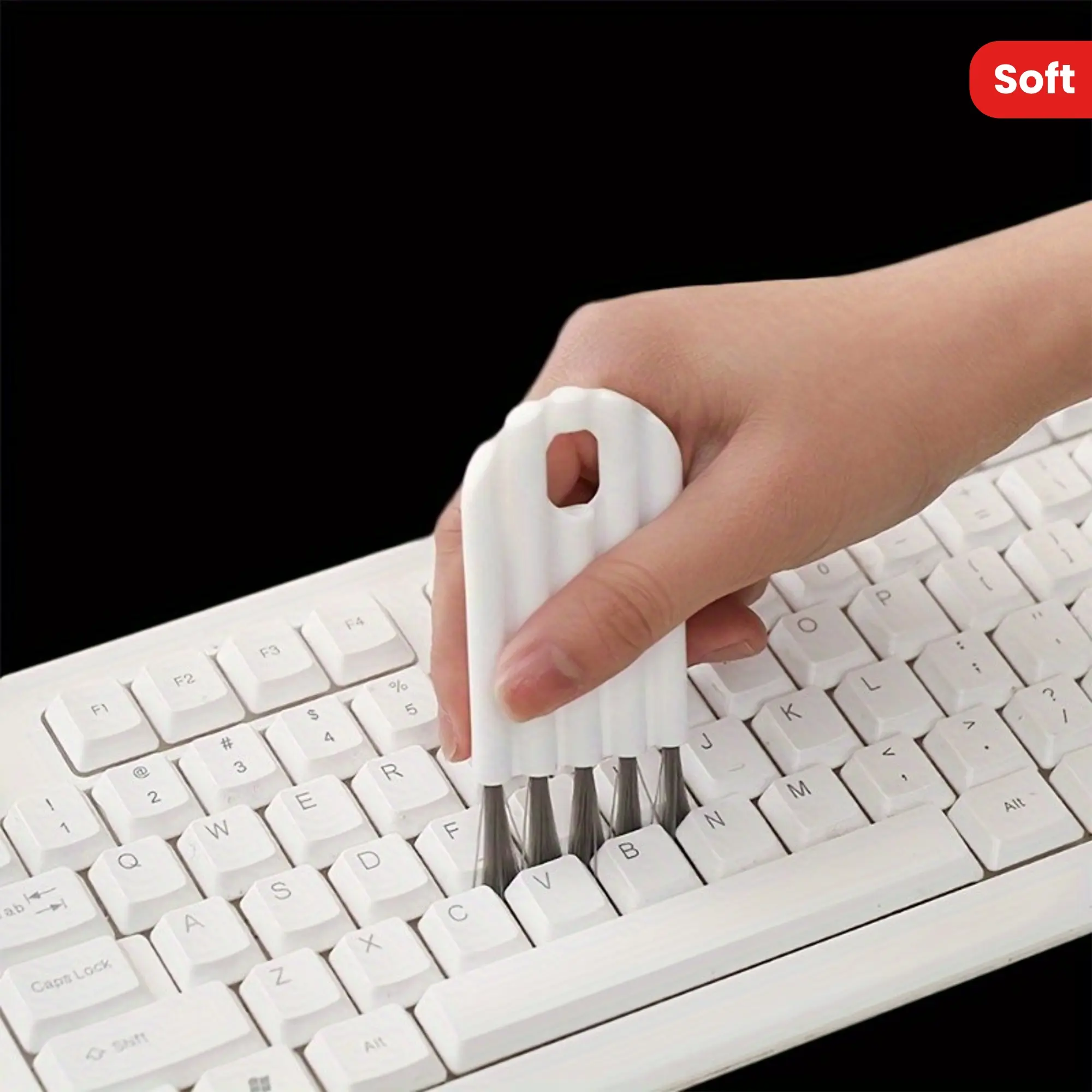 ProClean 1pc Multi-Function Computer Cleaning Kit - Soft Bristle Keyboard Brush, Corner Gap Dust Remover, and Keycap Cleaner for Efficient Dust and Debris Removal - Perfect for Laptops and Desktops