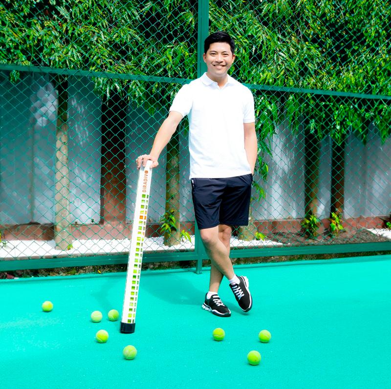 Ống gom bóng Tennis DIRADIVO Thép sơn tĩnh điện 3