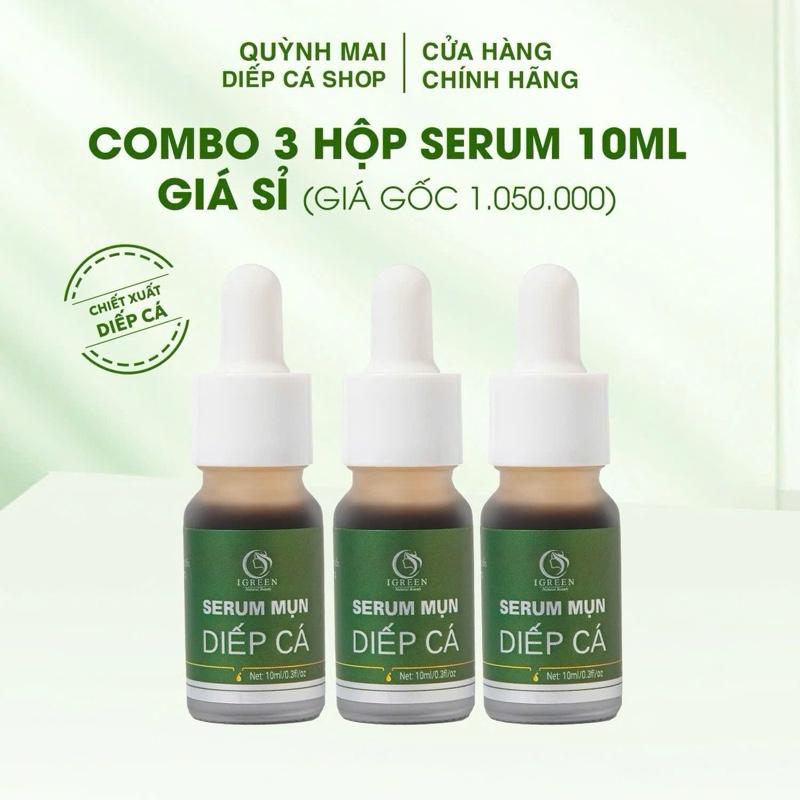 Sỉ 3 serum Diếp cá 10ml cải thiện da mụn thâm dưỡng ẩm. Tất cả các loại da. Không chứa cồn. Không chứa paraben Skincare Chăm Sóc Da Làm Đẹp Da Giảm Thâm Nữ Women