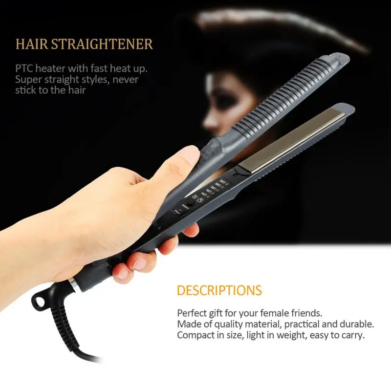 Catokan Universal Inframerah Plat Aluminium Pelurus Dan Curly Catok Rambut 2