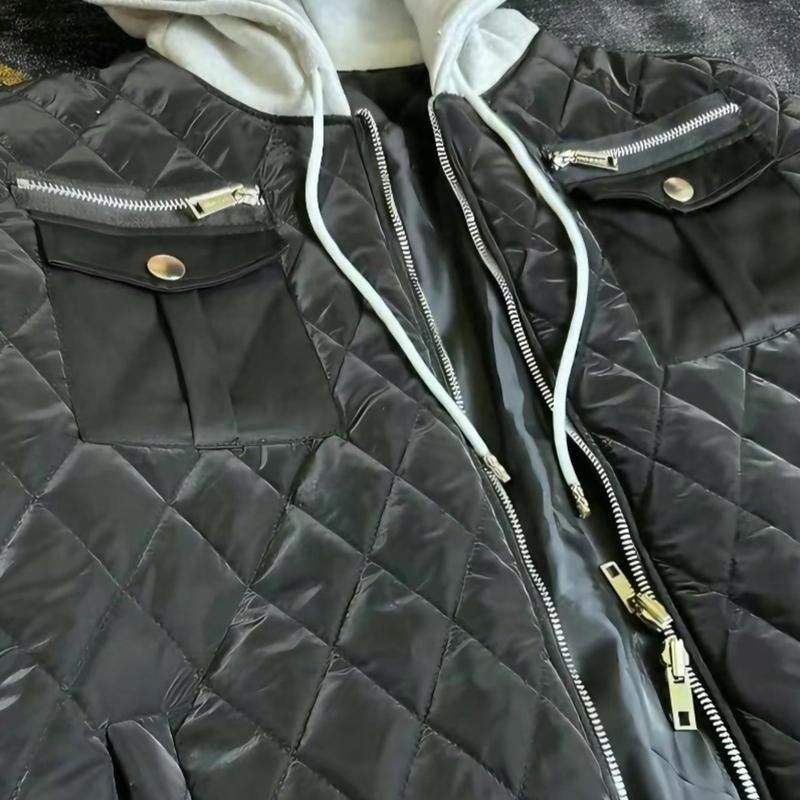Áo Trần trám nam mũ nỉ đen/trắng - size 35-75kg - Có Túi, Menswear aokhoac áo phao Jacket khoác 2