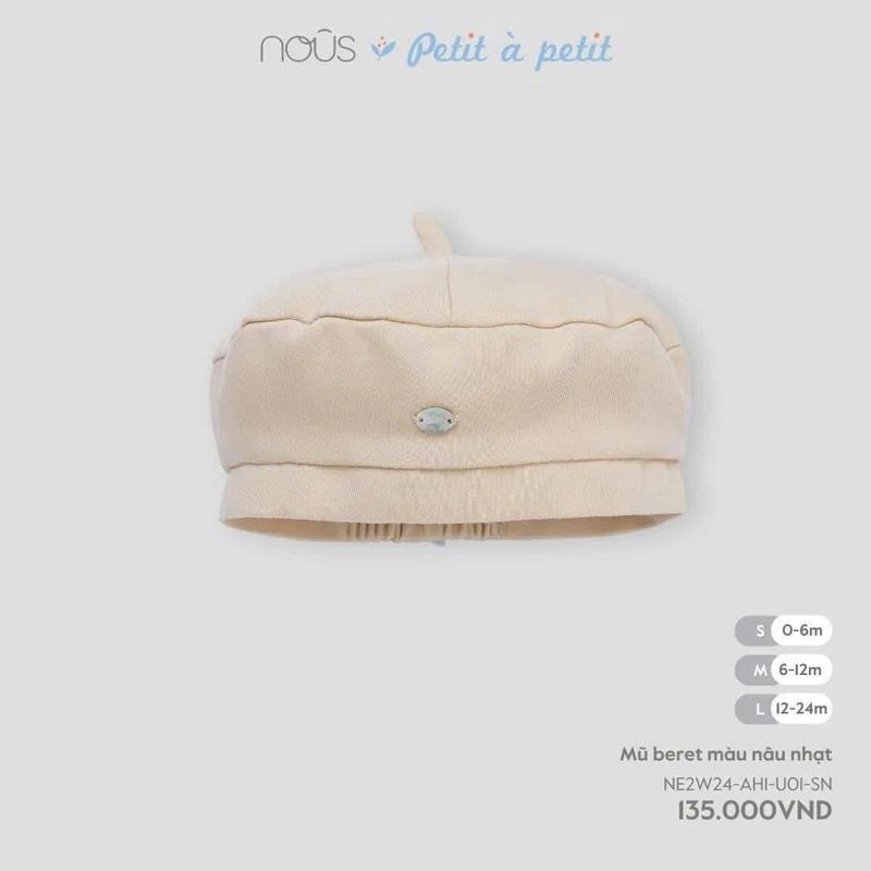 [Nous] - Mũ Nous hoạ tiết dễ thương cho bé trai, bé gái Nón Cotton Giữ Ấm - Hàng thanh lý Hat 6