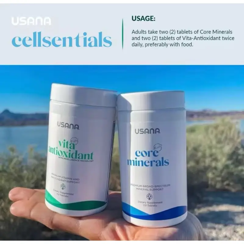 SG SELLER❤️USANA CellSentials Core Minerals Plus and Vita-AO 112 