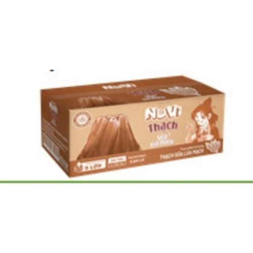 (Nutifood)Thùng 24 túi nuvi Jelly 110ml trái cây thạch đào/thạch nho/lúa mạch Ăn Vặt 2