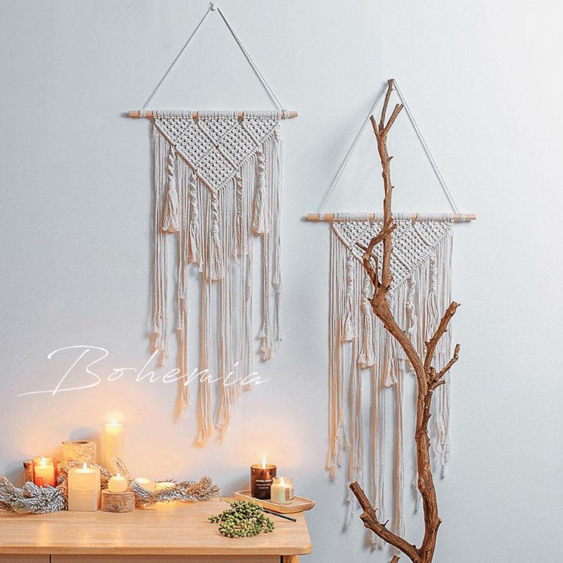 Tấm Thảm Dệt Tay, Phong Cách Bắc Âu Ins, Treo Tường, Đồ Trang Trí Nền Tường Trong Nhà, Trang Trí Tường, Trang Trí Treo Lối Vào Đầu Giường Homestay, Bộ Sưu Tập Người 57k 5