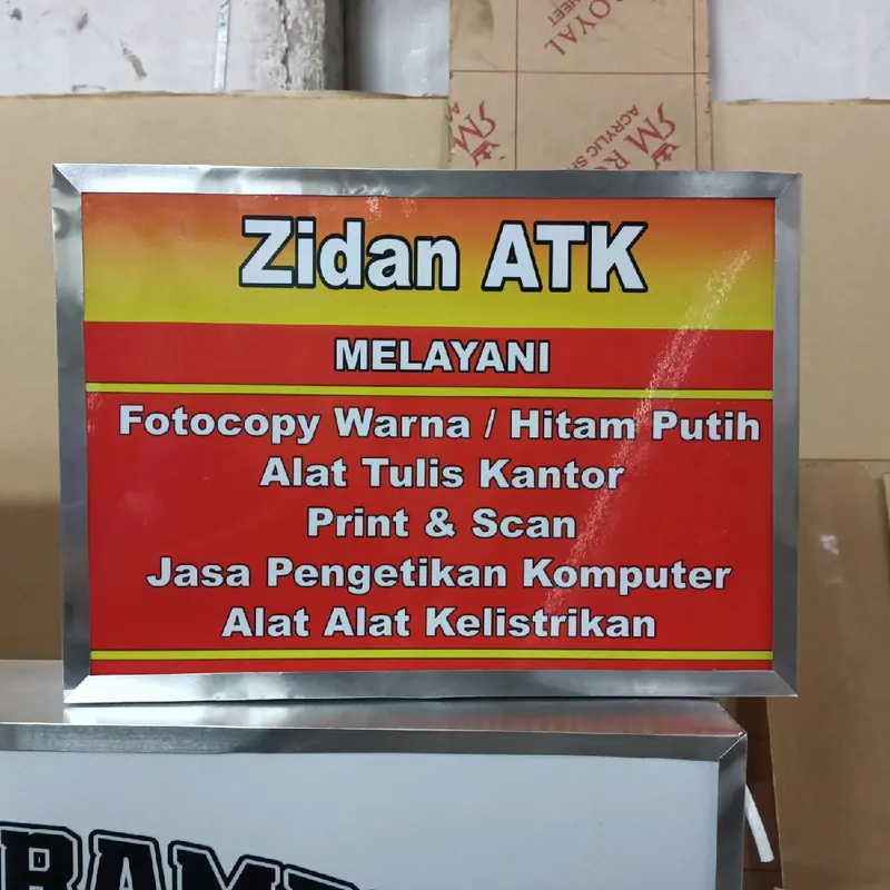 NEON BOX AKRILIK UK 30X45 DISEN SUKA SUKA 4