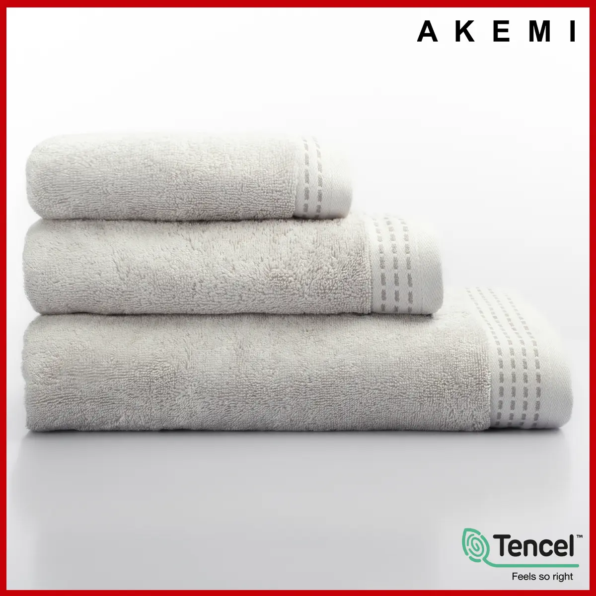 AKEMI Khăn Mặt Botany Tencel Cotton Màu Wind Chime