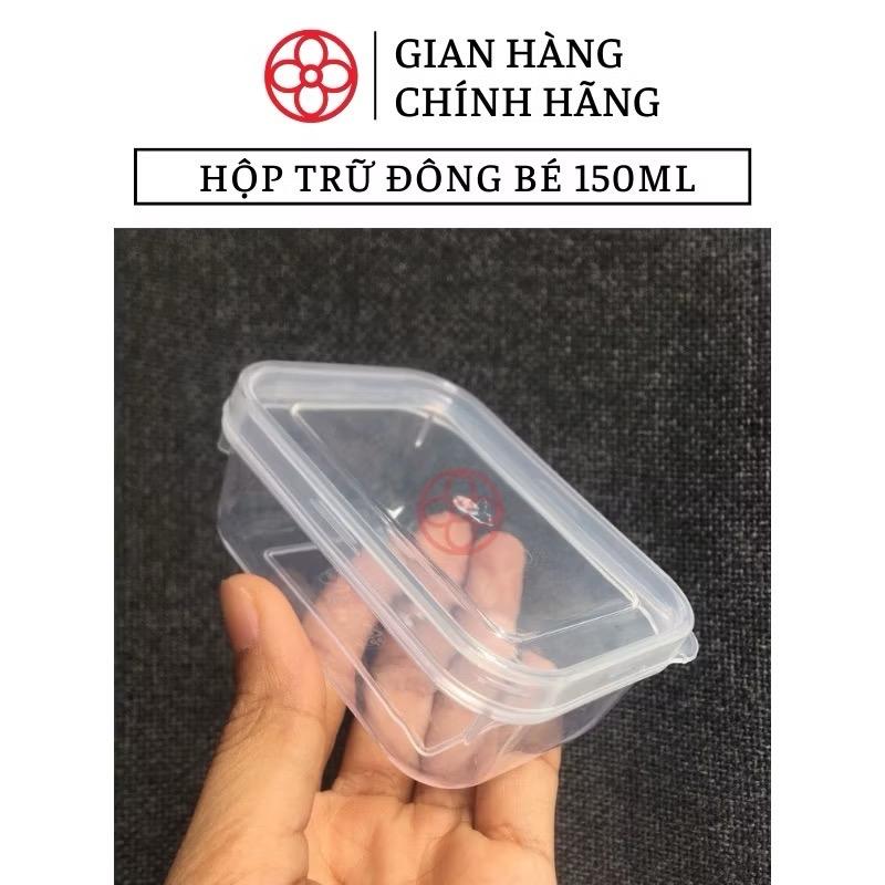 Combo 10 Hộp nhựa trữ đông bé 150ML Việt Nhật mang bo cthuc pham thong minh