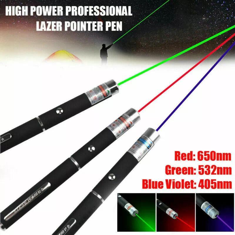 Con trỏ Laser, 500 METR, Phạm vi màu xanh lá cây và màu đỏ, CỰC KỲ CHẮC CHẮN / RẤT RẠNG RỠ, 1mW 1