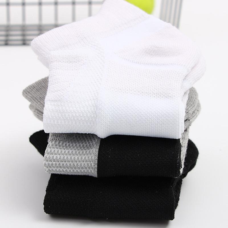 Outdoor Sports Short-Tube Pure Cotton Breathable Basketball Socks Running Socks 2