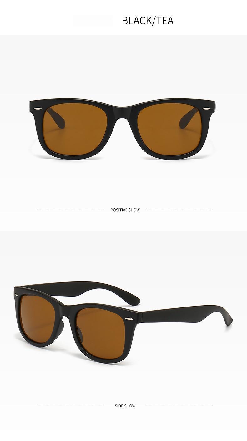 Product Introduction of Foldable Rice Nail Glasses Sunglasses Men's Driving Foldable Sunglasses UV Protection Driving Fishing Glasses FDA 17