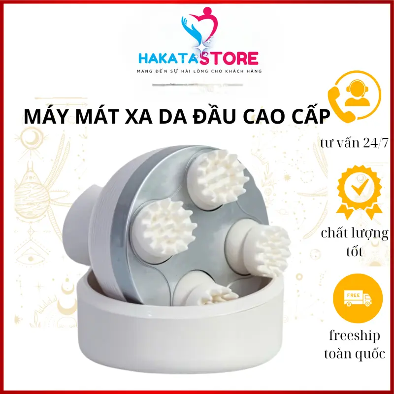 Máy masage da đầu cầm tay,máy massage đầu dưỡng sinh giúp giảm mệt mỏi căng thẳng-HAKATASHOP/SP15569. 0