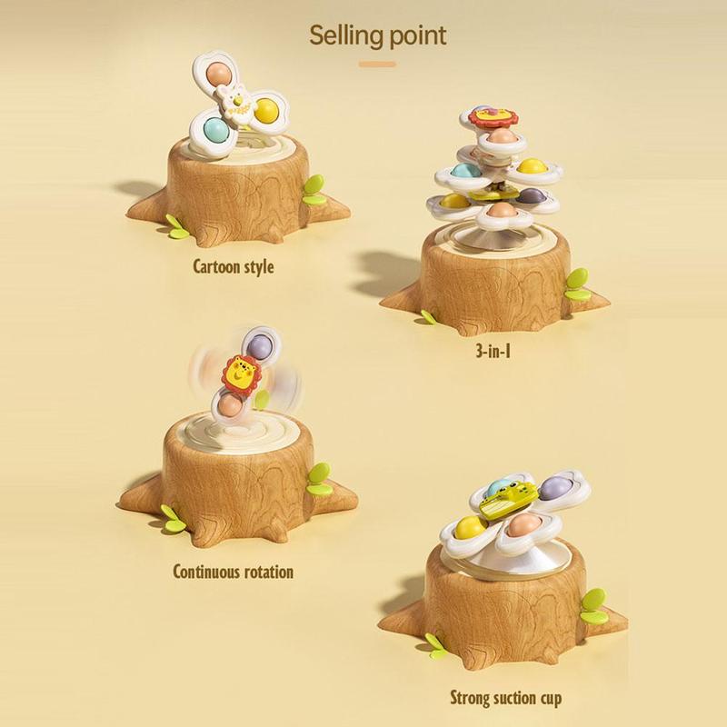 Product Introduction of Bộ Quay Treo Tường Chân Không Có Thể Xếp Chồng, 3 Bộ, Phát Triển Tư Duy Của Trẻ Em, Đồ Chơi Vui Nhộn Trò Chơi, T7O0 20