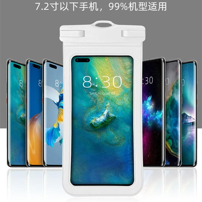 Túi chống nước cho Điện Thoại Di Động, có thể sử dụng màn hình cảm ứng, thích hợp để bơi lội, trôi dạt, chụp ảnh dưới nước, lặn biển, bộ điện thoại chống nước đặc biệt, bao gồm thiết bị 1