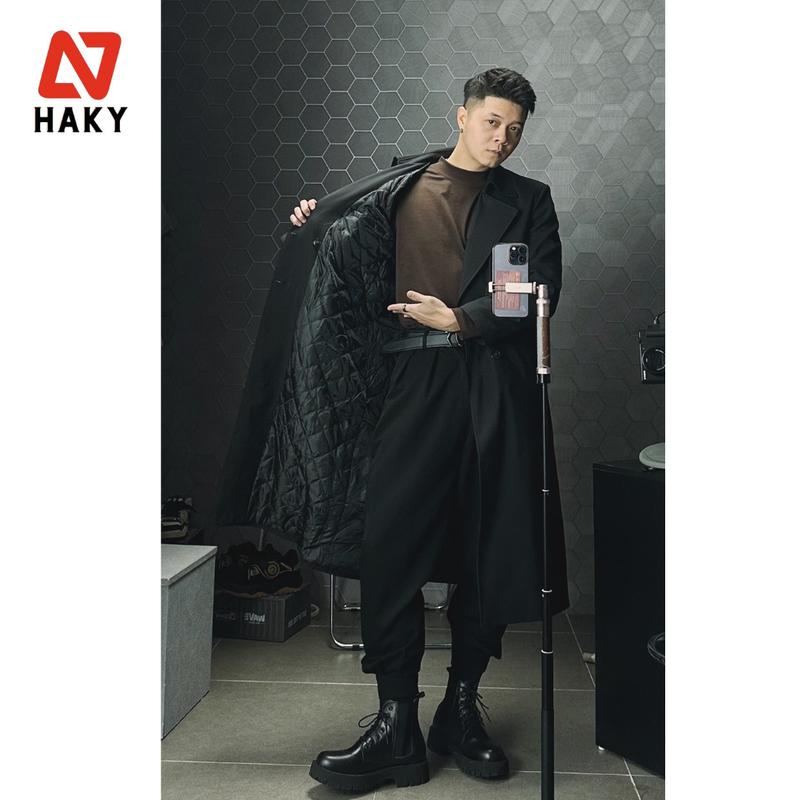Áo Mangto Trần Bông Áo Mangto Nam Kaki Dáng Dài  Haky, Áo Mangto Nam Trơn Chất Liệu Kaki Cao Cấp 2 Màu HK5 Áo Khoác Măng Tô Trần Bông Dáng Dài Cao Cấp