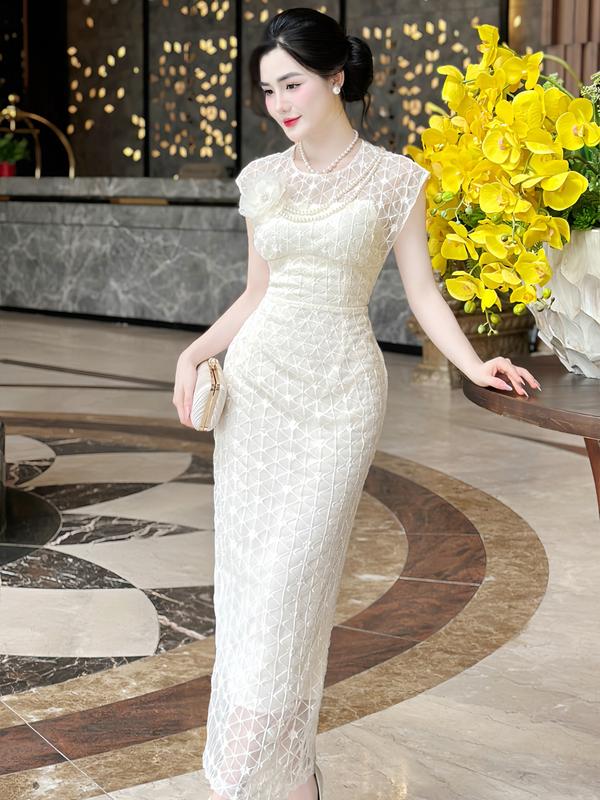 [MIỄN SHIP] MDU4330 Váy Ren Cao Cấp - Thiết Kế Kiêu Sa Trên Từng Đường Nét Dành Cho Nữ Women Dress Màu Trắng 1