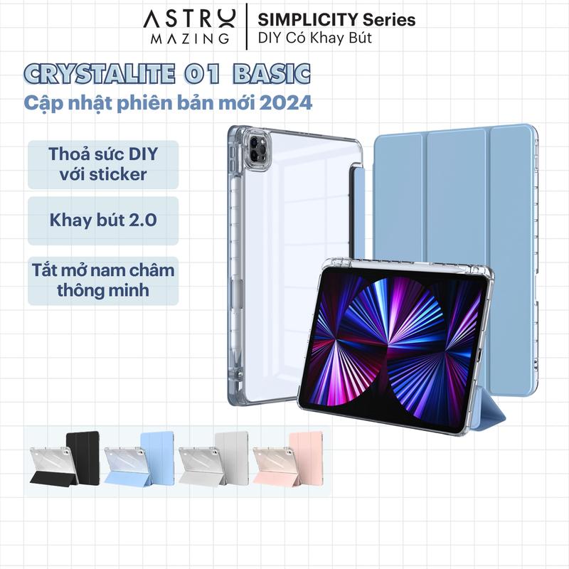 [Crystalite 01] Bao da iPad Crystalite AstroMazing - Ốp cho iPad Pro Air 4 5 6 Pro 11 - Phụ Kiện iPad
