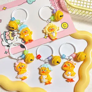 GANCI BEBEK KUNING GANTUNGAN KUNCI UPSET DUCK KEYRING UGLY DUCK