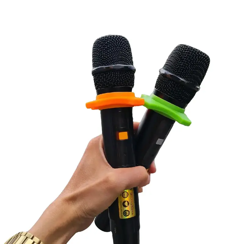Chống Lăn Cho Micro Chất Liệu Cao Su Dẻo- Dùng cho micro không dây và có dây, bảo vệ micro không bị lăn, tránh tình trạng rơi rớt micro... Phụ Kiện 0