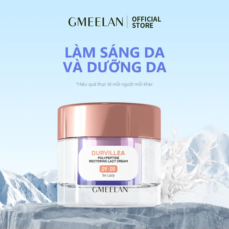 COMBO 2PCS GMEELAN Kem Lười Sửa Tuyết 30g &Moringa Ceramide làm sạch nhẹ Balm Tẩy trang 40g 1