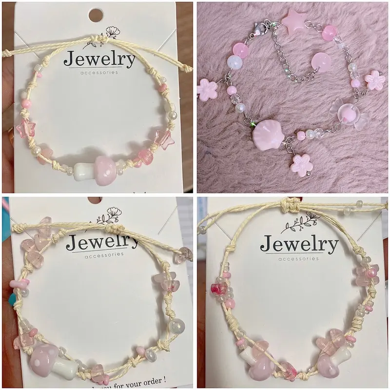 Vòng Tay Hoa Charm Handmade 4
