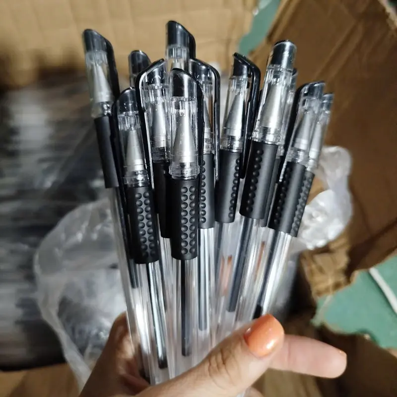 Combo 50 bút bi gel nước mực viết nhanh khô không lem 4