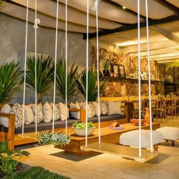 Xích đu sân vườn kích thước ghế 70x25 cho người lớn và trẻ em cùng chơi xích  đu võng xích  đu