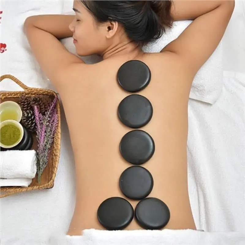 Đá nóng , massage body đá tròn đá oval đá spa đông y massage mặt đả thông kinh lạc oval 8x6cm tròn 8x8cm