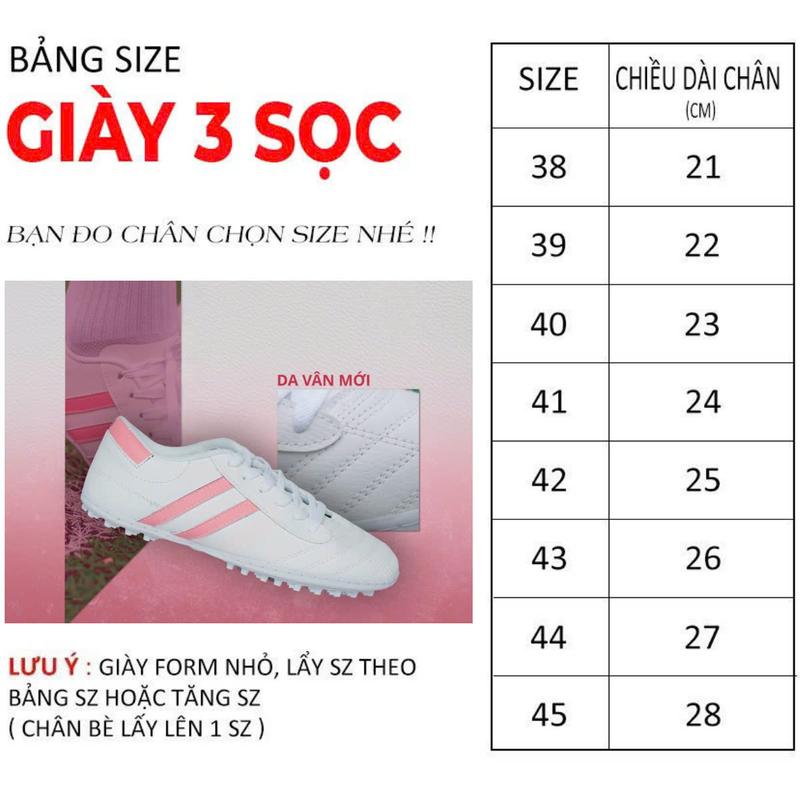 Product Introduction of Giày Đá Banh Giày Đá Bóng 3 Sọc Wika Ct3, Giày Bóng Đá Wika 3 Sọc Chính Hãng Giá Rẻ Da Pu Đã Khâu Toàn Bộ Đế Ôm Chống Trơn Trượt Giày Thể Thao Sneaker Sport Tập Thể Dục sân cỏ nhân tạo 0