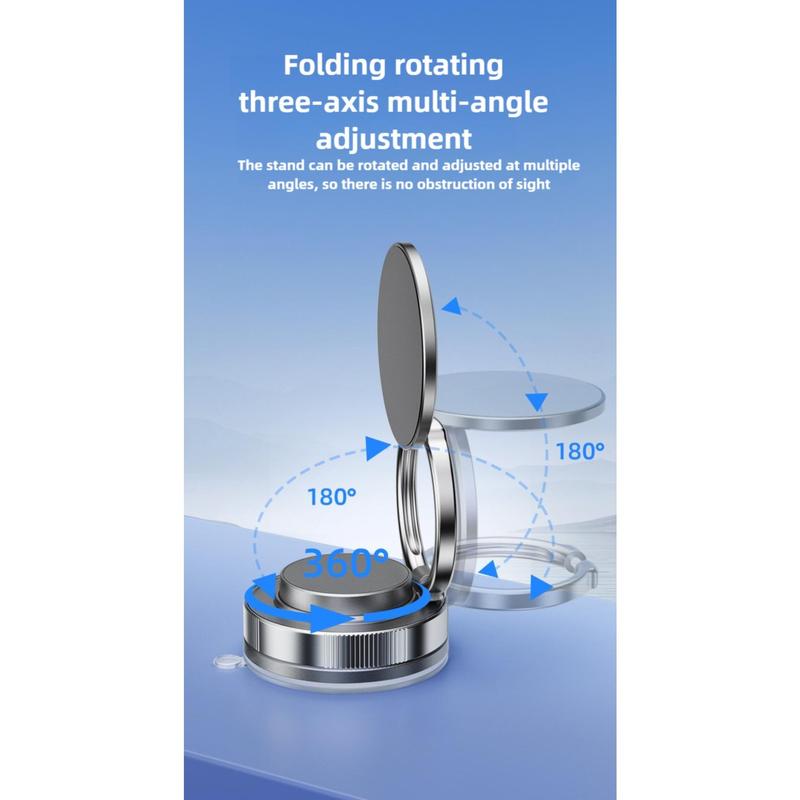 Product Introduction of High Quality Vacuum Suction Magnetic Phone Holder Folding for Magsafe Car Mount Phone Bracket Universal 360° Adjustable Phone Stand Bathroom 22