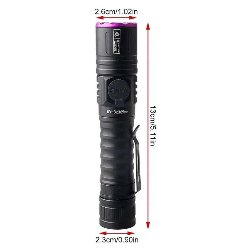 PARVEZO - Senter UV Ultraviolet Flashlight 365nm 15W 5