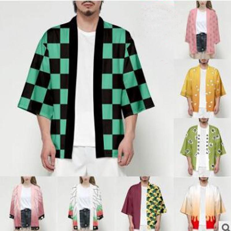  Kimono Cosplay Anime Chủ Đề Kimetsu No Yaiba Thanh Gươm Diệt Quỷ Quần Áo Ngoại Cỡ Quần Áo Thời Trang Tomioka Giyuu 