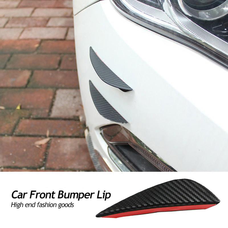 Product Introduction of 4Pcs Car Front Bumper Lip Decoration Diffuser Shunt Fin Body Spoiler Canard Universal Auto Modified Canard Exterior Parts #448240 30