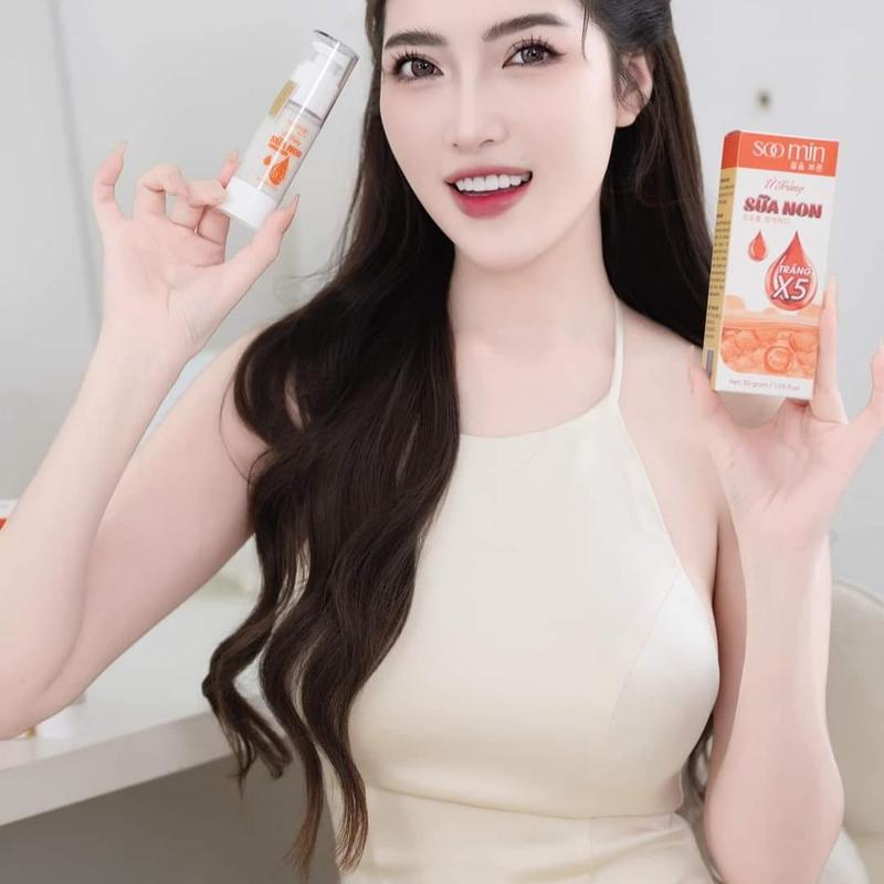 [Tặng Quà]  Ủ Trắng Sữa Non Soo Min Chính Hãng Dưỡng Trắng Nhanh , Dưỡng Ẩm Trẻ Hóa Cho Da Mặt 8