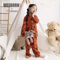 Gambar Welborn Kids xDOMBO Pajamas Long Set Terracotta Squirrel Piyama Unisex - 8 dari Welborn Kids Kota Administrasi Jakarta Barat 1 Tokopedia