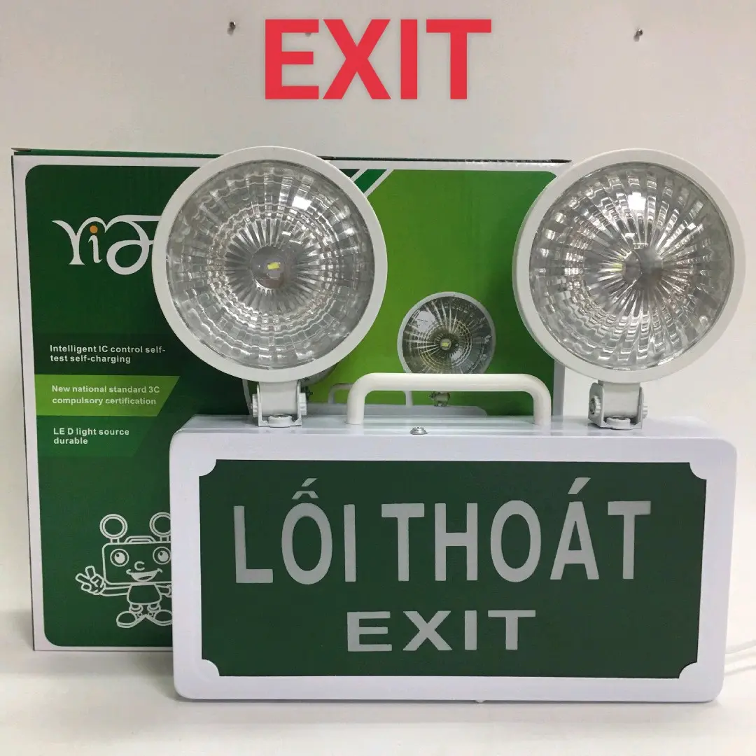 Đèn chỉ dẫn thoát hiểm, đèn Exit tích hợp.