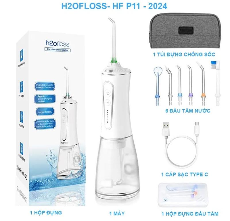 Máy tăm nước h2ofloss Hero HF-P11 - Model 2025 - Bảo hành 15 tháng