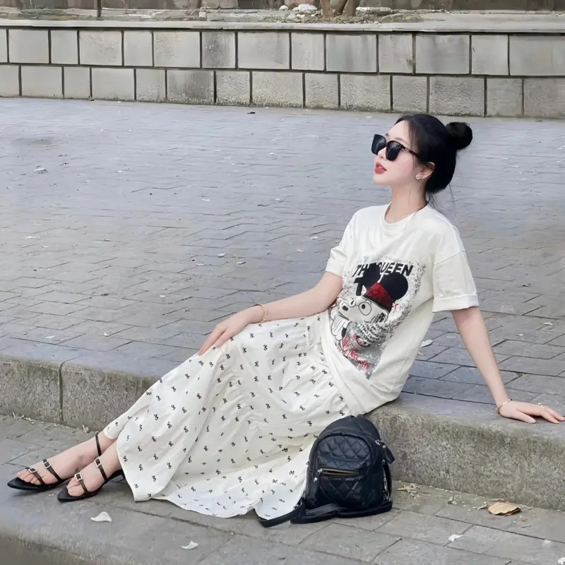 CHÂN VÁY DÀI NƠ / TRƠN (90-95cm)
