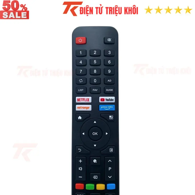 Remote điều khiển tivi Casper Mã 08, điều khiển TV Casper - Tặng kèm pin - Điện Tử Triệu Khôi 8