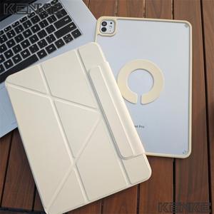 KENKE ペンホルダー付き 2-in-1 タブレットケース キックスタンド付き 取り外し可能保護カバー iPad 11インチ 12.9インチ対応 タブレット＆コンピュータアクセサリー 多機能 保護カバー キックスタンド付き ペン収納可能