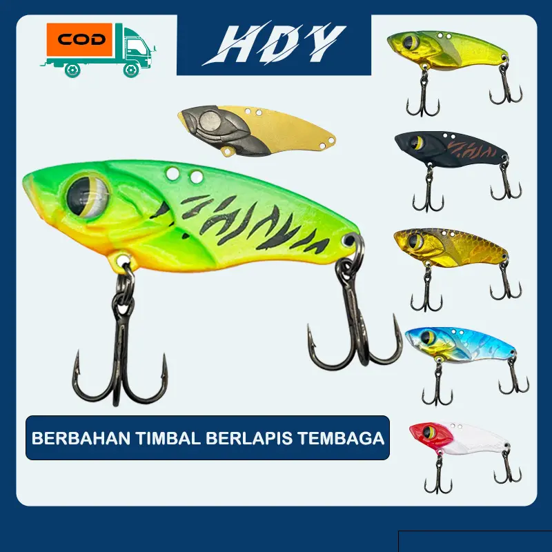 Umpan Casting Umpan Pancing Metal VIB Lure Blade Bait Lure Baits Tembaga Dilapisi Timbal  5g/7g/10g/14g 0