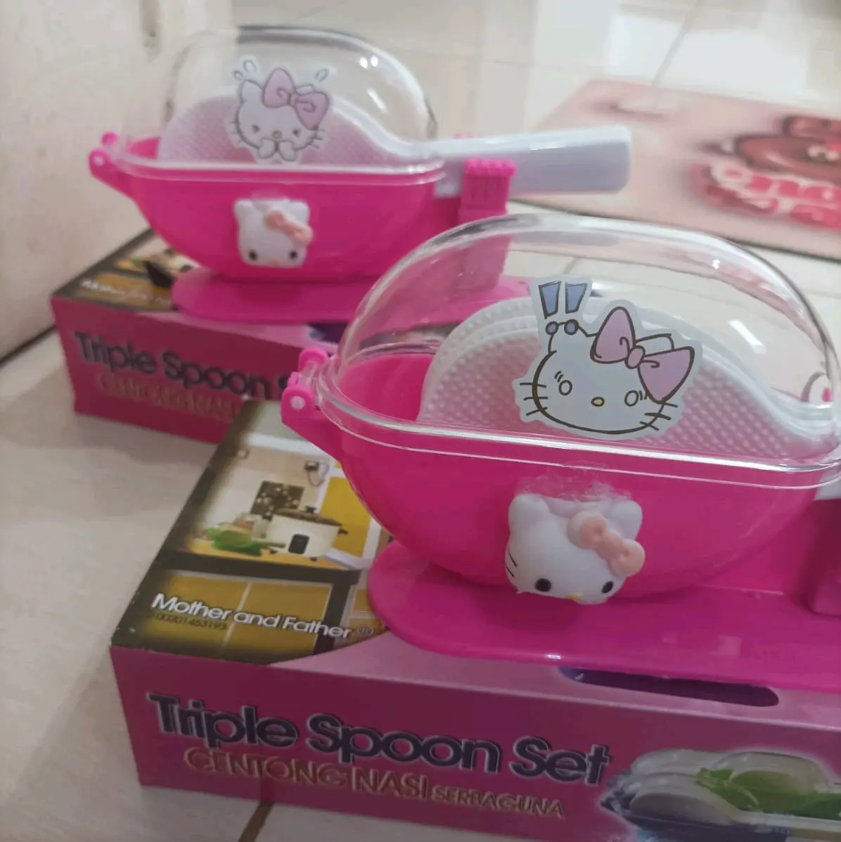 wadah centong hello kitty pink fanta